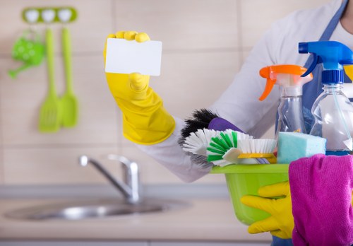 Specialist cleaning of tiled hard floors