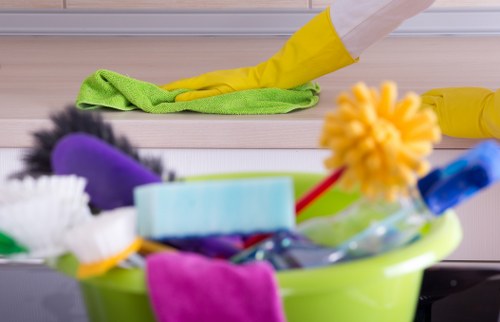 House cleaning service in a Belsizepark home