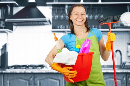 Commercial carpet cleaning service in Belsizepark office space