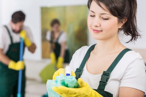 Detailed cleaning of a newly renovated room in Belsizepark